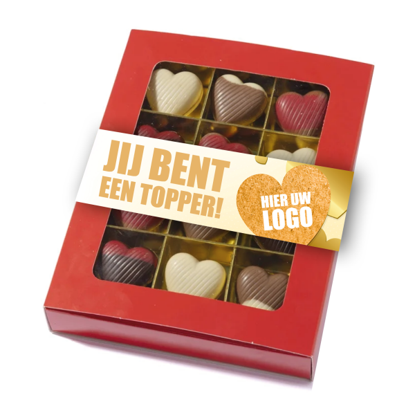 Geschenkdoosje 'jij bent een topper'