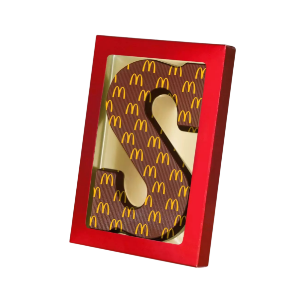 Letter S eigen bedrukking 