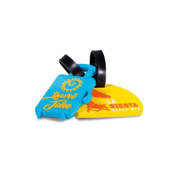 Op maat gemaakte bagagelabel van zacht PVC