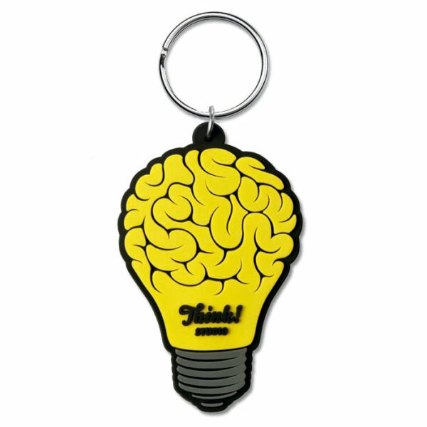 PVC sleutelhanger in eigen vorm met jouw logo op een/beide zijdes