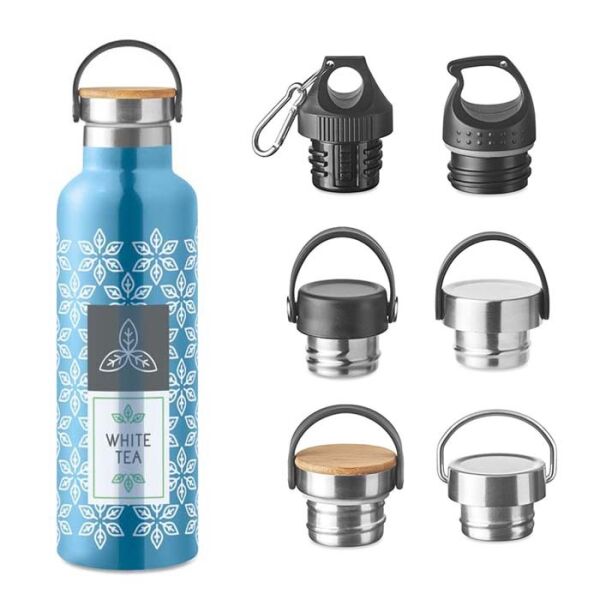 750ML dubbelwandige roestvrijstalen fles