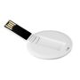Platte USB-stick, ronde vorm 1-64GB.
