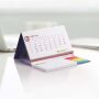 Bureaukalender met zachte kaft en memoblokje (gemaakt in de EU)