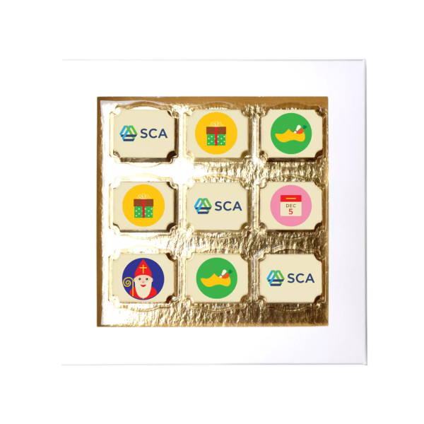 9 Sint Pralines in geschenkdoos