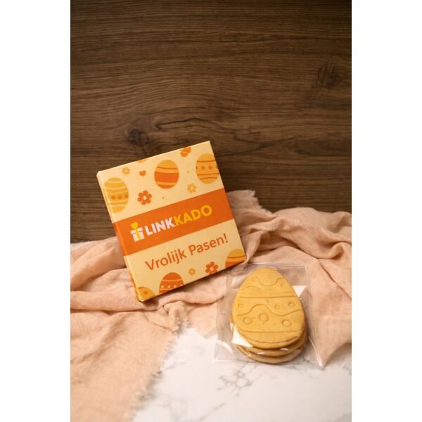 Doosje met 3 grote paasei koeken
