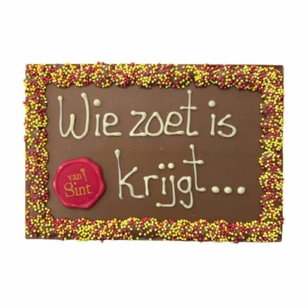 Handgeschreven Sint Tablet