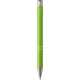 Moneta balpen van gerecycled aluminium (zwarte inkt) - Lime Moneta balpen van gerecycled aluminium (zwarte inkt) - Lime